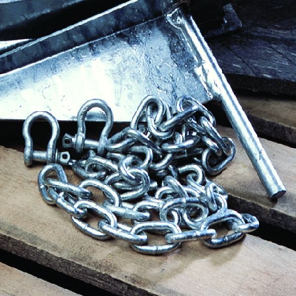 Tie Down Engineering® - 1/4" D x 6' L Galvanized Steel Anchor Chain with Expanded Link