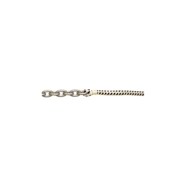 Titan Marine® - 5/8" D x 250' L Double Braid Nylon Rope 5/16" D x 20' L Pre-Spliced G43 ISO HT Chain