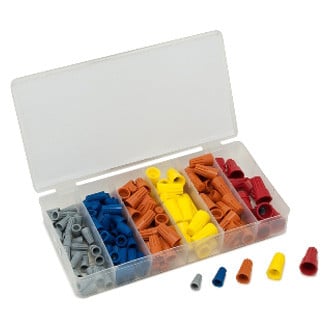 Titan Tools® - Polyolefin Wire Nut Set Assortment, 158 Pieces
