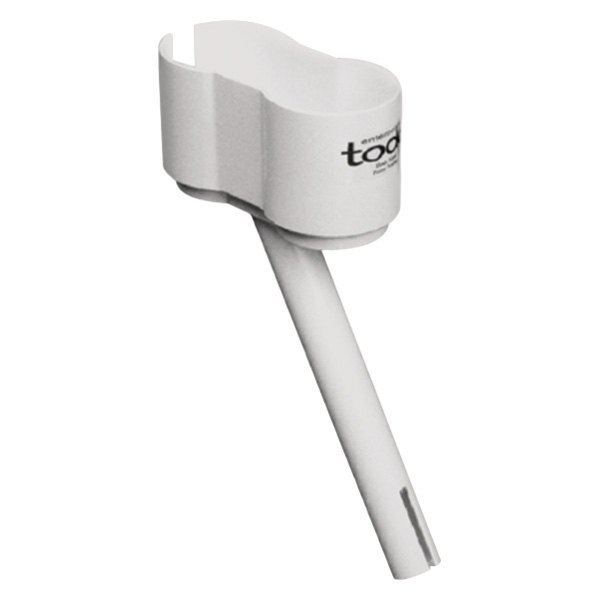 Todd® - White Plastic Cup Rod Holder