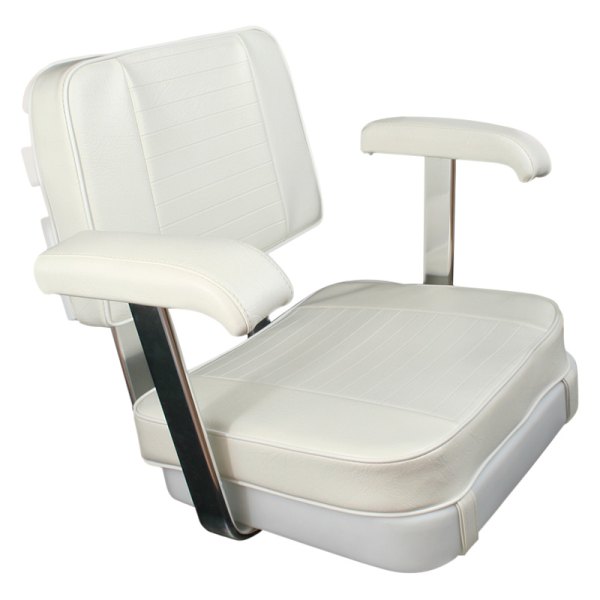 Todd® - Gloucester 20.75" H x 24.125" W x 21.75" D White Captains Seat