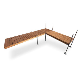 Tommy Docks® - L-Style Cedar Complete Dock Package