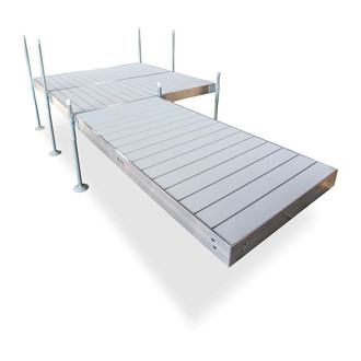 Tommy Docks® - Platform-Style Aluminum Frame with Aluminum Decking Platinum Series Complete Dock Package