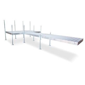 Tommy Docks® - Platform-Style Aluminum Frame with Aluminum Decking Platinum Series Complete Dock Package