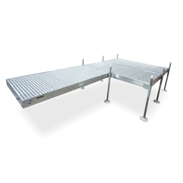 Tommy Docks® - Platform-Style Aluminum Frame with Gray Titan Platinum Series Complete Dock Package