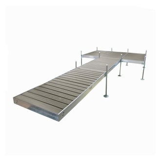 Tommy Docks® - Platform-Style Aluminum Frame with Cedar Decking Complete Dock Package