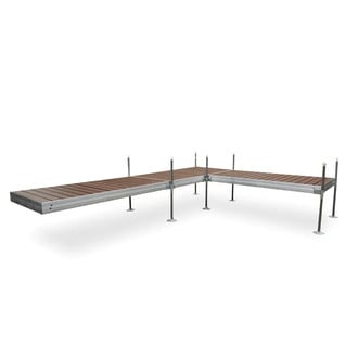 Tommy Docks® - Platinum Series L-Style Complete Dock Package Aluminum Frame