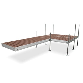 Tommy Docks® - Platform-Style Aluminum Frame with Composite Decking Complete Dock Package