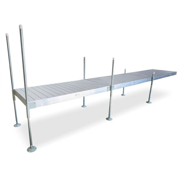 Tommy Docks® - Straight Aluminum Frame with Aluminum Decking Platinum Series Complete Dock Package