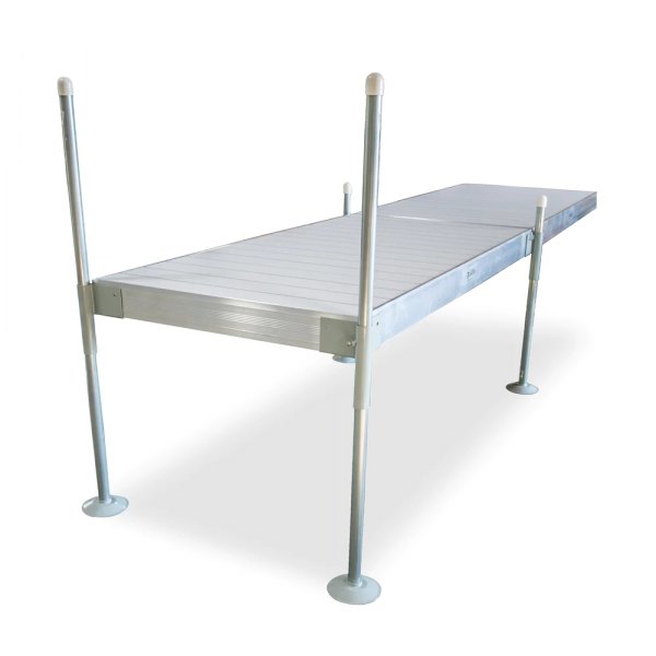 Tommy Docks® - Straight Aluminum Frame with Aluminum Decking Platinum Series Complete Dock Package