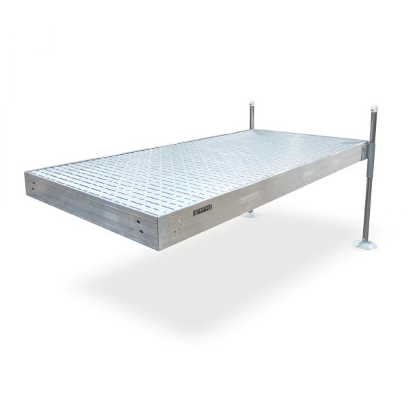 Tommy Docks® - Straight Aluminum Frame with Gray Titan Platinum Series Complete Dock Package