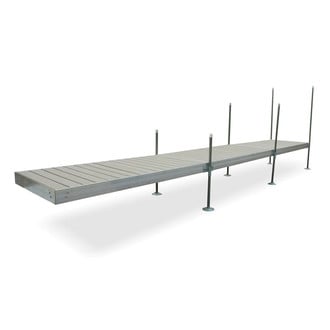 Tommy Docks® - Straight Aluminum Frame with Composite Decking Complete Dock Package