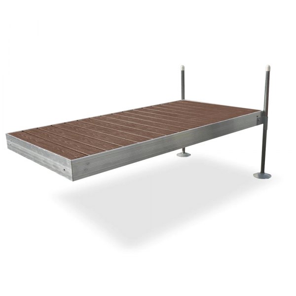 Tommy Docks® - Straight Aluminum Frame with Composite Decking Complete Dock Package