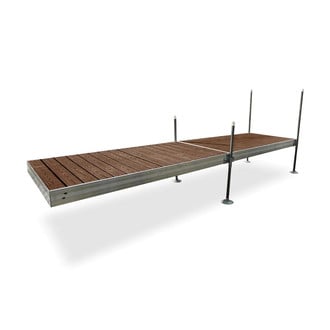 Tommy Docks® - Straight Aluminum Frame with Composite Decking Complete Dock Package