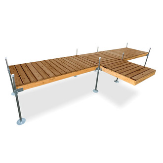 Tommy Docks® - T-Style Cedar Complete Dock Package