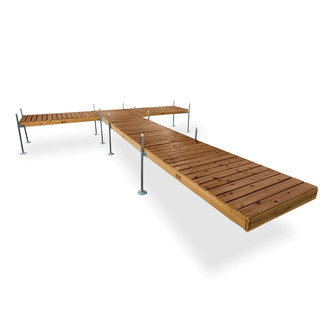 Tommy Docks® - T-Style Cedar Complete Dock Package