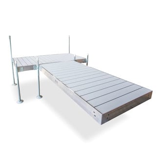 Tommy Docks® - T-Style Aluminum Frame with Aluminum Decking Platinum Series Complete Dock Package