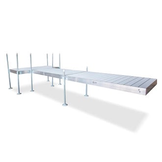 Tommy Docks® - T-Style Aluminum Frame with Aluminum Decking Platinum Series Complete Dock Package