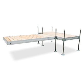 Tommy Docks® - T-Style Aluminum Frame with Cedar Decking Complete Dock Package