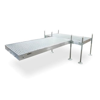 Tommy Docks® - T-Style Aluminum Frame with Gray Titan Platinum Series Complete Dock Package