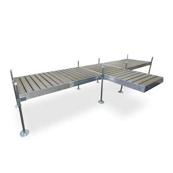 Tommy Docks® - T-Style Aluminum Frame with PVC Decking Complete Dock Package