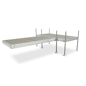 Tommy Docks® - T-Style Aluminum Frame with PVC Decking Complete Dock Package