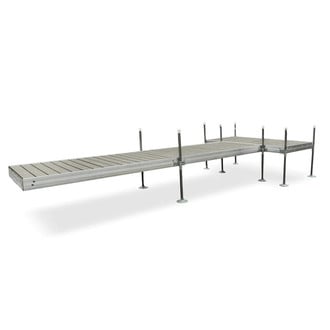 Tommy Docks® - T-Style Aluminum Frame with PVC Decking Complete Dock Package