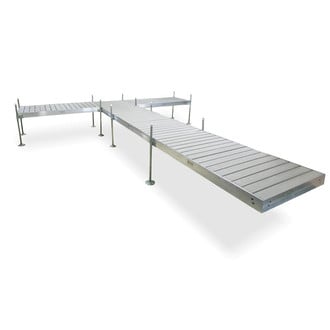 Tommy Docks® - T-Style Aluminum Frame with PVC Decking Complete Dock Package