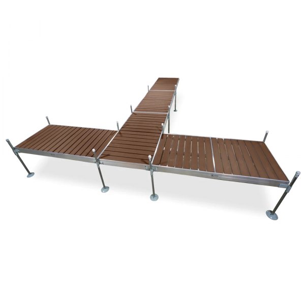 Tommy Docks® - T-Style Aluminum Frame with PVC Decking Complete Dock Package
