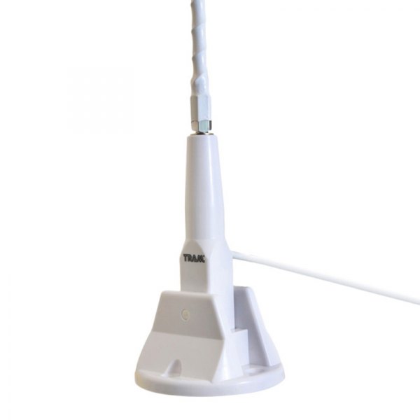 TRAM® - 3' White CB Antenna with 17' RG58 Cable and Ratchet Mount