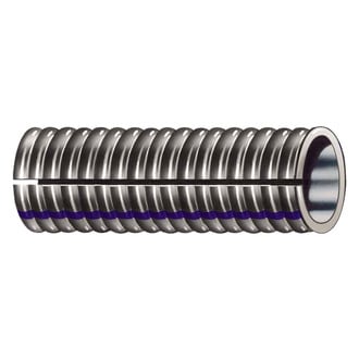 Trident® - 1-1/4"D x 50'L Black Polypropylene Corrugated Conduit Hose