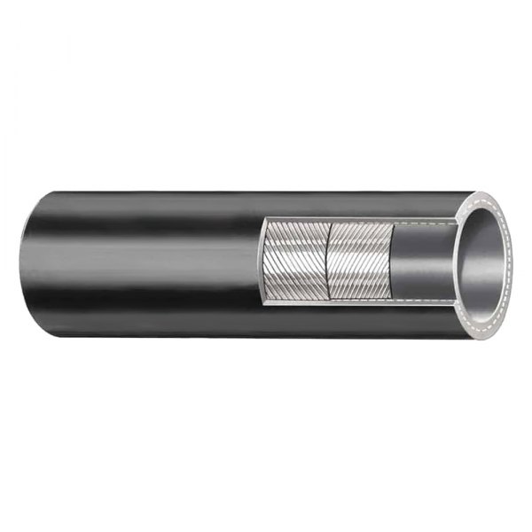 Trident® - 50' L x 3/4" D Black Silicone & Rubber Heater Hose