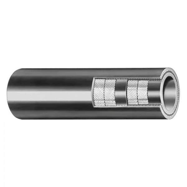 Trident® - 1/2" D x 50' L Black EPDM Water/Heater Hose
