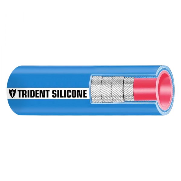 Trident® - 202V Series 10" x 3' Silicone Exhaust/Water Hose