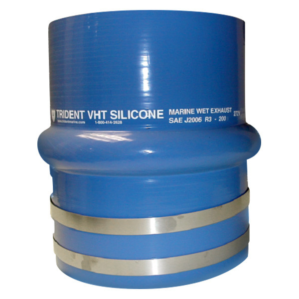 Trident Marine Gomito Di Scarico Bagnato Blu Silicone Stampato 270V8000-S/S - Foto 3