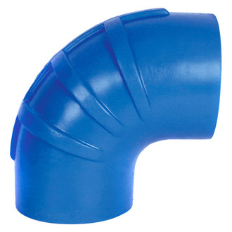 Trident® - 290V Series 3" Silicone Exhaust Elbow with Clamps