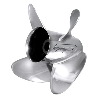 Turning Point® - Express Mach4 Series 14"D x 21"P LH Rotation 4-Blade Stainless Steel Thru Hub Exhaust Propeller for 200 hp Yamaha