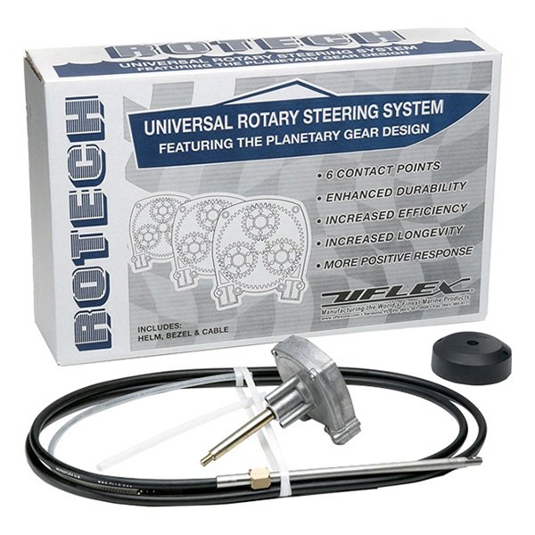 Uflex USA® - Rotech Rotary Steering Kit with 20' Single Cable
