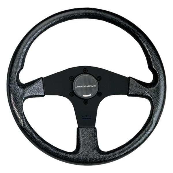 Uflex USA® - Corse 13-4/5" Dia. Black PVC Coated Stainless Steel Steering Wheel