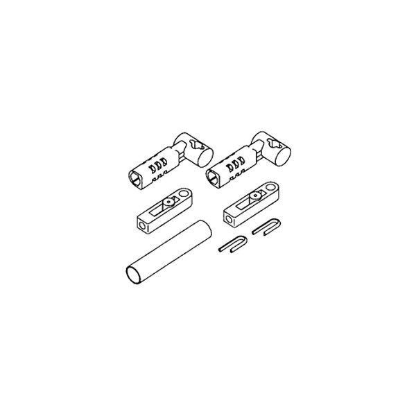 Uflex USA® - Cable Connection Kit for C2, C8, MACHZero, 33C Cables to Mercury Engines