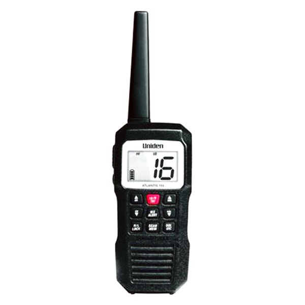 Uniden® - Atlantis 155 6W RF Black Handheld VHF Radio