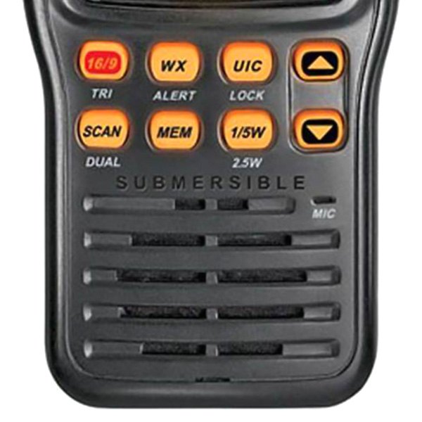 Uniden® MHS75 - 5W RF Black Handheld VHF Radio - BOATiD.com