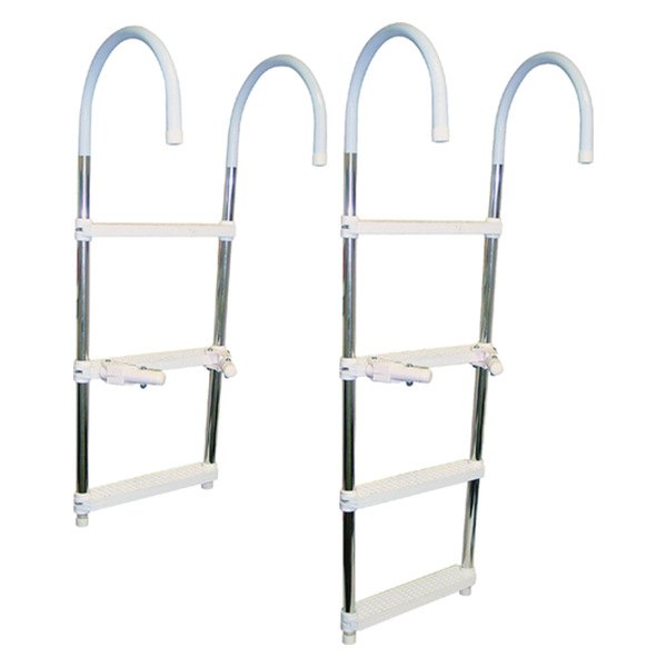 SeaSense® - Aluminum 3-Step Portable Hook Boat Ladder