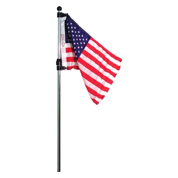 SeaSense® - 26" to 48" Telescoping Flag Pole with 12" x 18" U.S. Flag