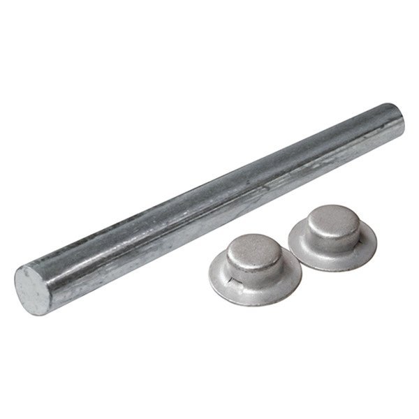 SeaSense® - 6-1/4" L x 1/2" D Zinc Plated Steel Roller Shaft with Pal Nuts