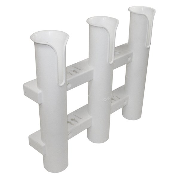 SeaSense® - White Polypropylene Single Construction 3-Rod Holder