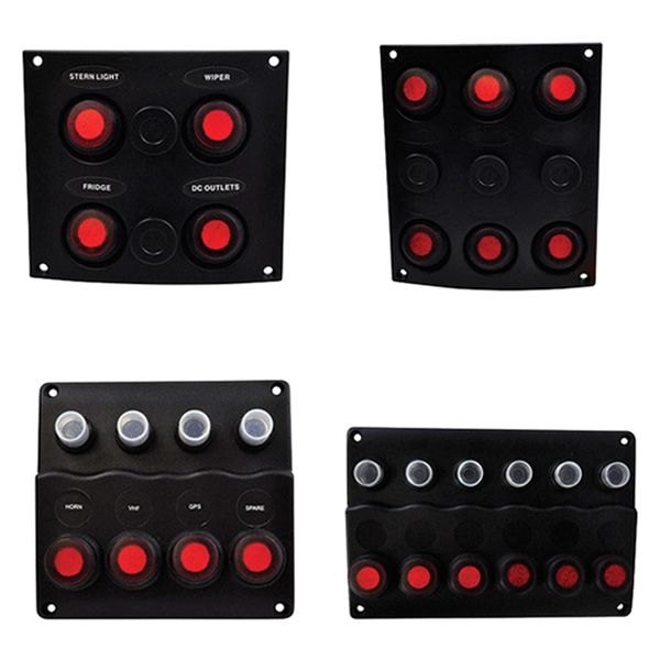 SeaSense® - Waterproof 6-Gang Toggle Switch Panel with LED Indicators