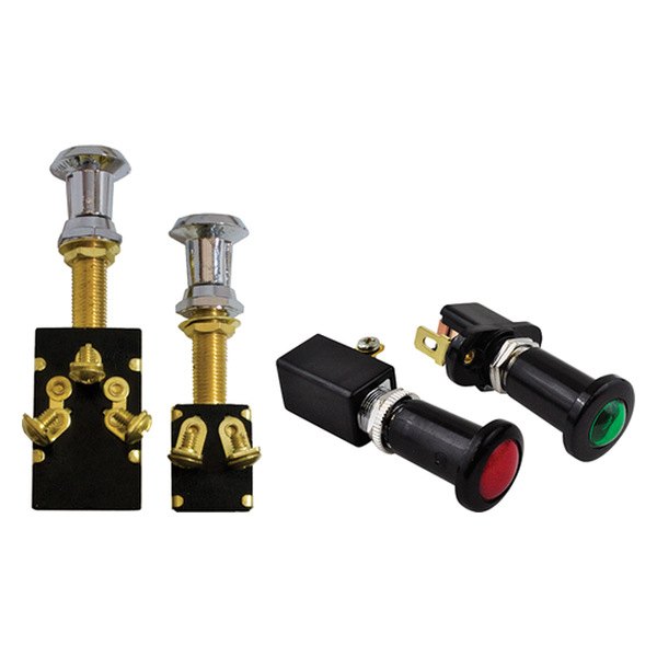 SeaSense® - On/Off/On Brass Push-Pull Switch