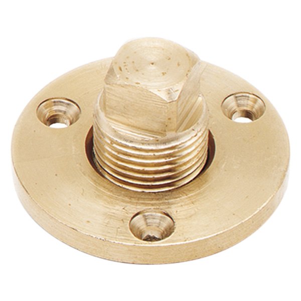 SeaSense® - 1/2" NPT Brass Garboard Drain Plug