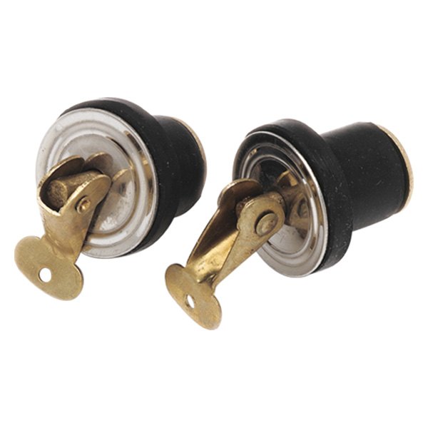 SeaSense® - 1/2" D Brass Baitwell / Bailer Plug, 2 Pieces